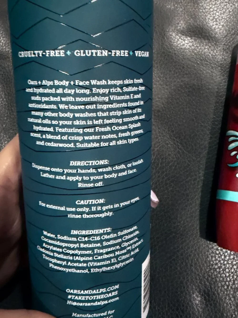Mens Ocean Scent Body Care Set Oars and Alps Wash and Old Spice Deodorant
